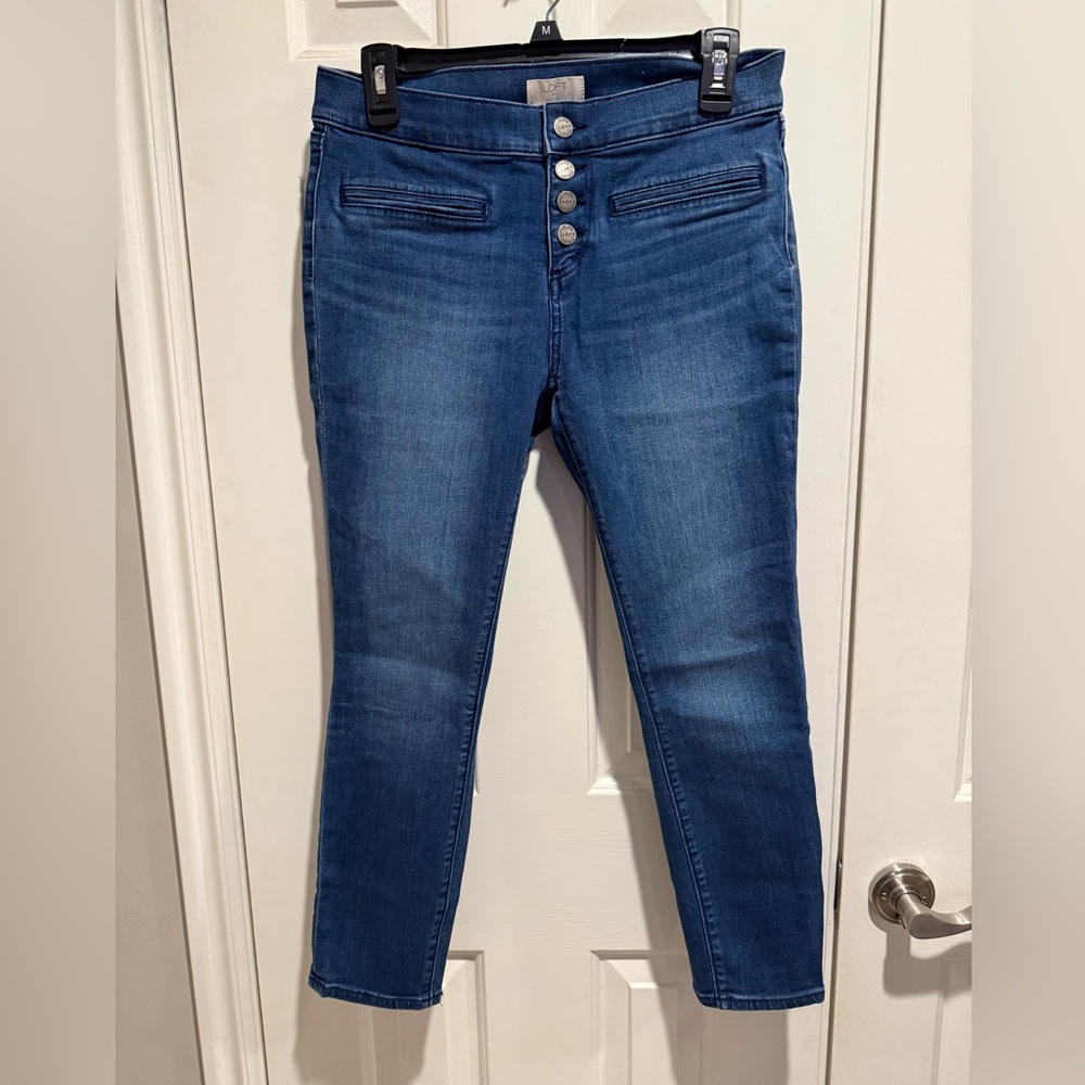 Loft Jean stretchy Capris